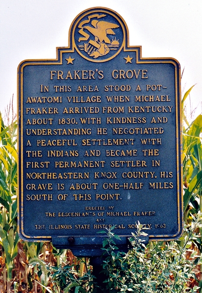 FrakersGrove Historical Marker